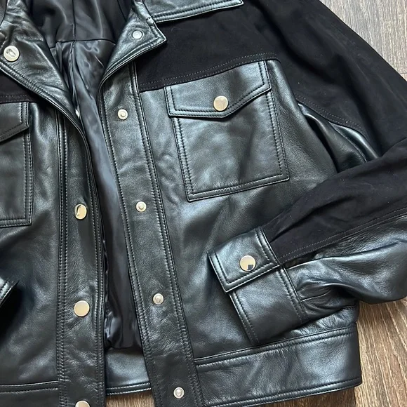 ✨HP✨ Song of Style Davi Leather Jacket - Picture 5 of 10